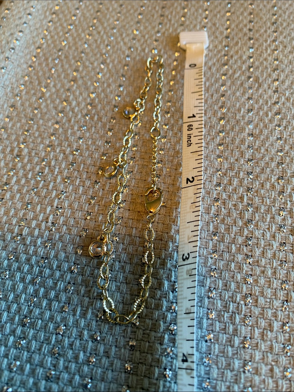 Delicate Gold-Tone Women's Link Bracelet with Lobster Clasp